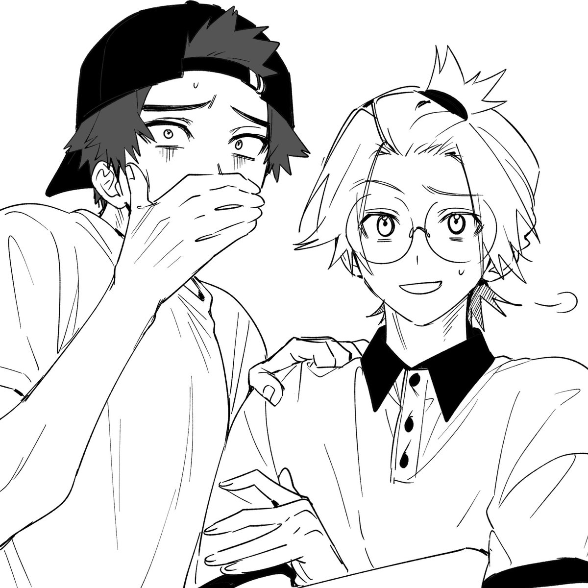 kaohom_fanart's tweet photo. and the 2 that fix their mess(?) https://t.co/T5RRh1GPky
