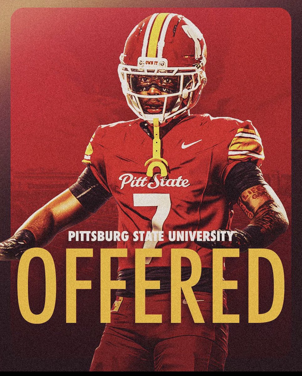 zakaree17's tweet photo. PITTSTATE UNIVERSITY OFFERED! #AGTG 
Via @CoachAaronTerry @PrepRedzoneOH @Mark__Porter @Bryan_Ault @JaredLuginbill @OhiosElite1 @BTT_Training @PPRecruits @Martind_Gator @SchwartzAthSpot @420North4th @TylerStevens94 https://t.co/8zTJEXsfCB