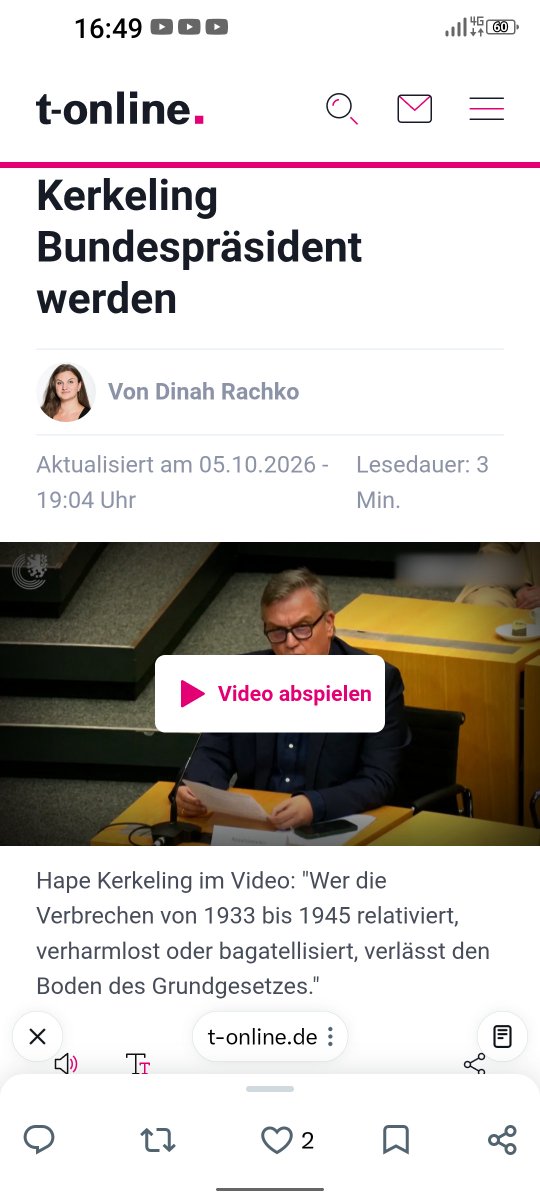 GWoithe's tweet photo. Ein Komiker als Bundespräsident, der feuchte Traum des ÖRR .Er währe gleichzeitig das Pendant zum Ukrainischen Bündnis Partner und gleichfalls eine politische Insolvenzerklärung der Kartell Parteien.
#Bundespräsident #Hapekerkeling #AfDVerbot https://t.co/inBmUXgpjB