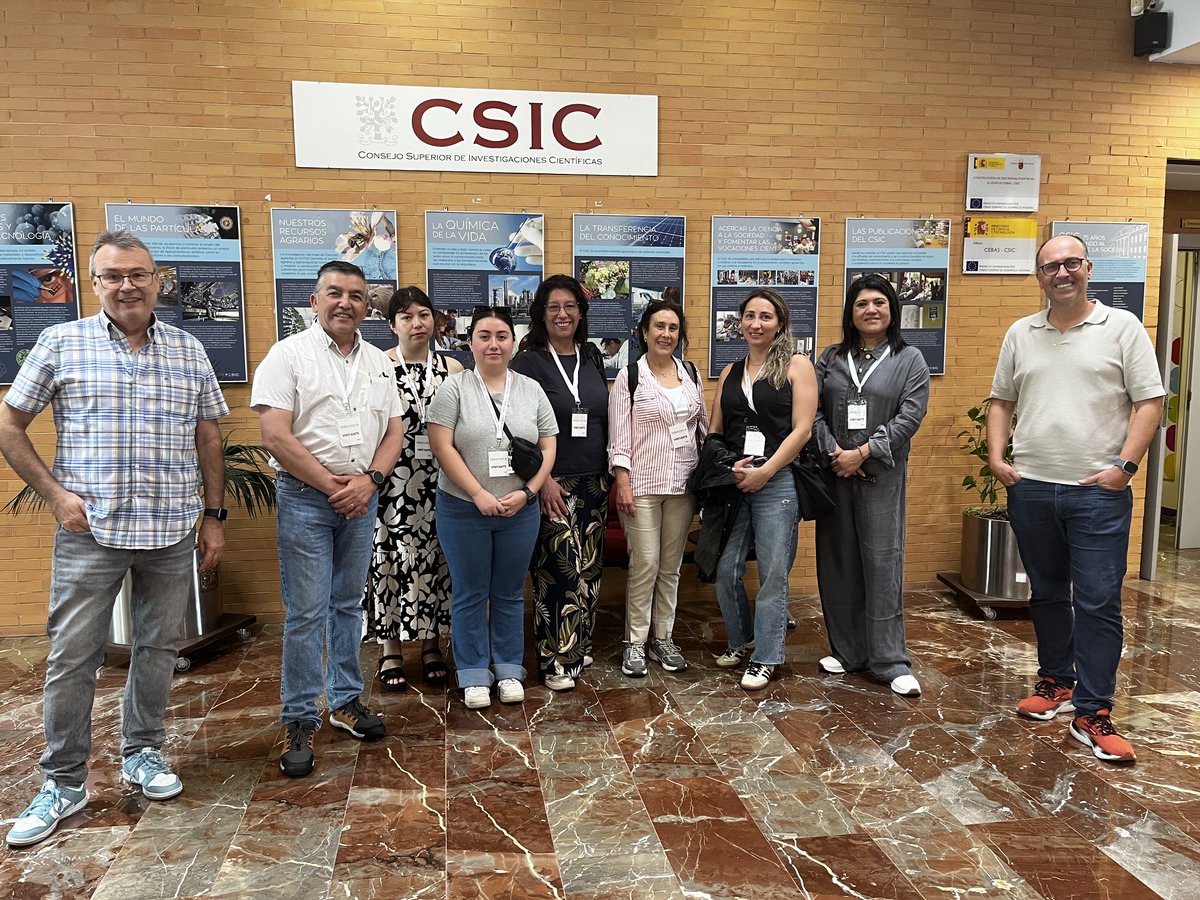 joseant37402042's tweet photo. El CEBAS recibe la visita del Programa Territorial Integrado Hortícola de la Región de Coquimbo (Chile)
https://t.co/cdpeGRaKie

@CEBAS_CSIC @GobiernodeChile @CSICdivulga @SUSTAIN_COST @UCAM @jram1411 @CSIC @IBMCP #Agricultura @divulgacion @DGDCUNAM @Sargox https://t.co/GGuumhjkoN