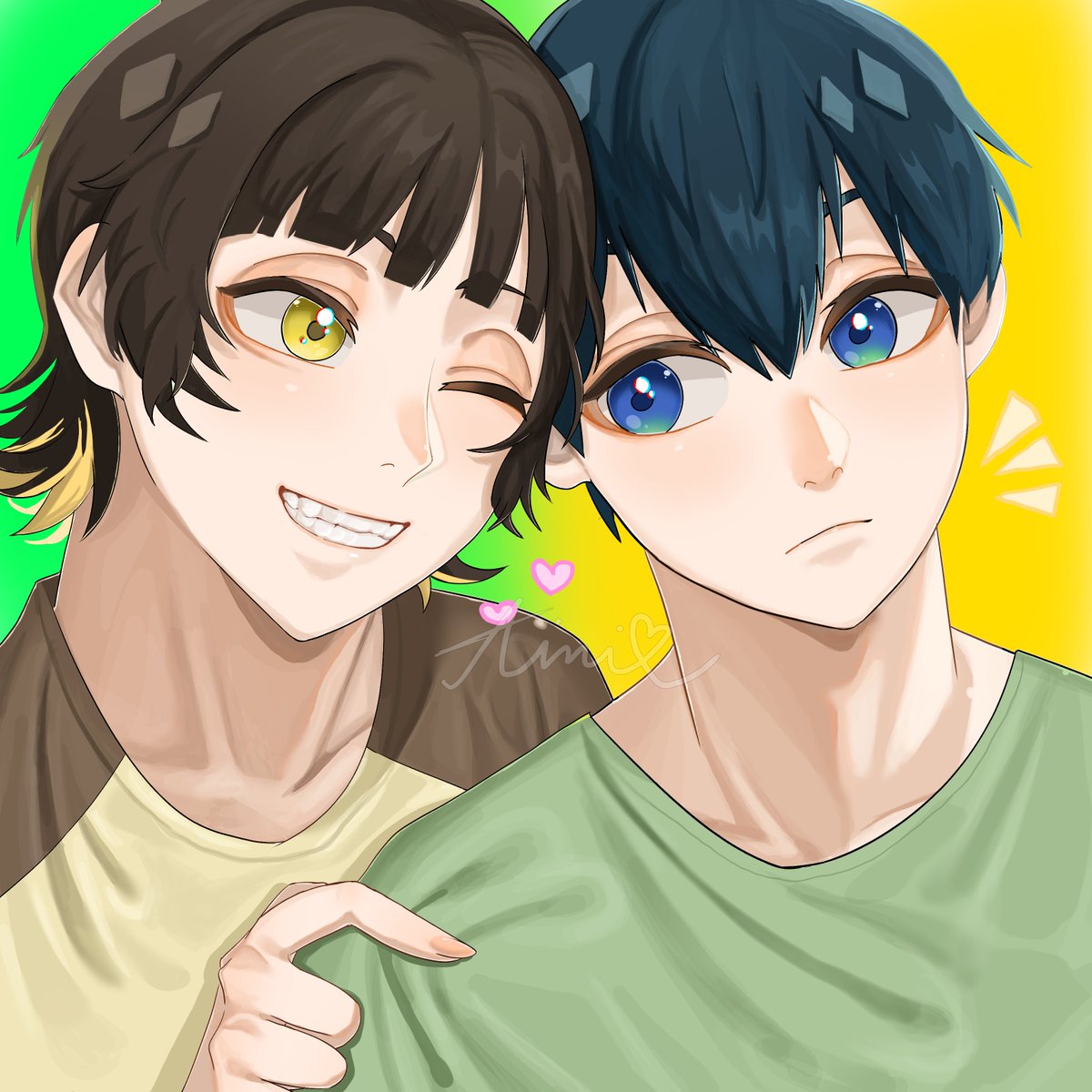 ainosuke7777's tweet photo. いさばち ＃ブルロ #ブルーロック ＃腐ルーロック https://t.co/Y3mS3wSkg5