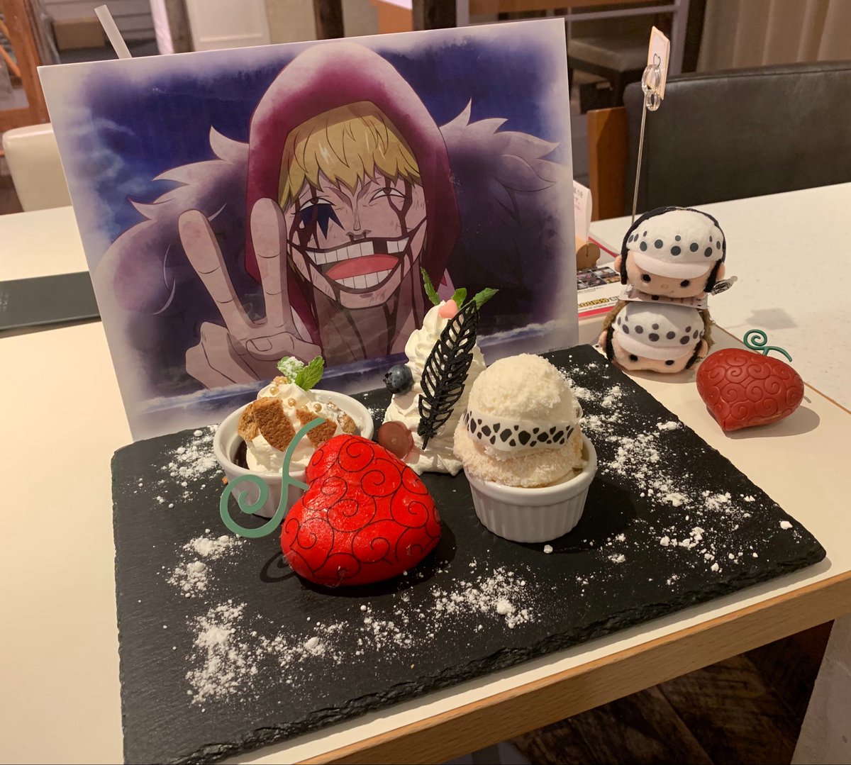 mikan1408's tweet photo. 🐯HBD!!!!!!
❤️🍙

前のコラボカフェの写真載せてなかったから、このタイミングで載せとこ

#ロー誕生祭2026 https://t.co/2M0nMr4UAh