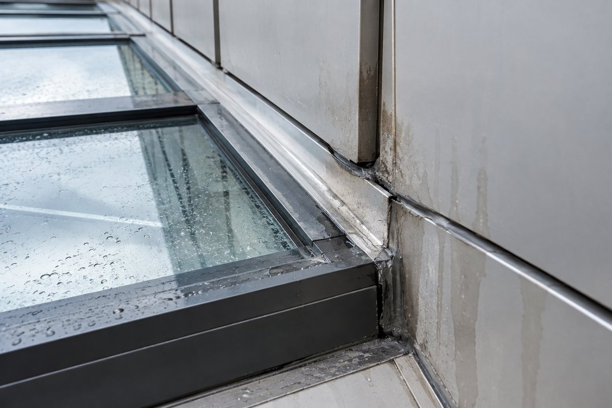 mbuildinge's tweet photo. Where skylights meet vertical walls, small detailing mistakes can create major water-management problems.
We examine flashing, drainage, sealant joints, and movement at this critical building-envelope transition.
https://t.co/0K3tbVDAUc
#BuildingEnvelope #Glazing #MBE https://t.co/TxoixBH4Lw