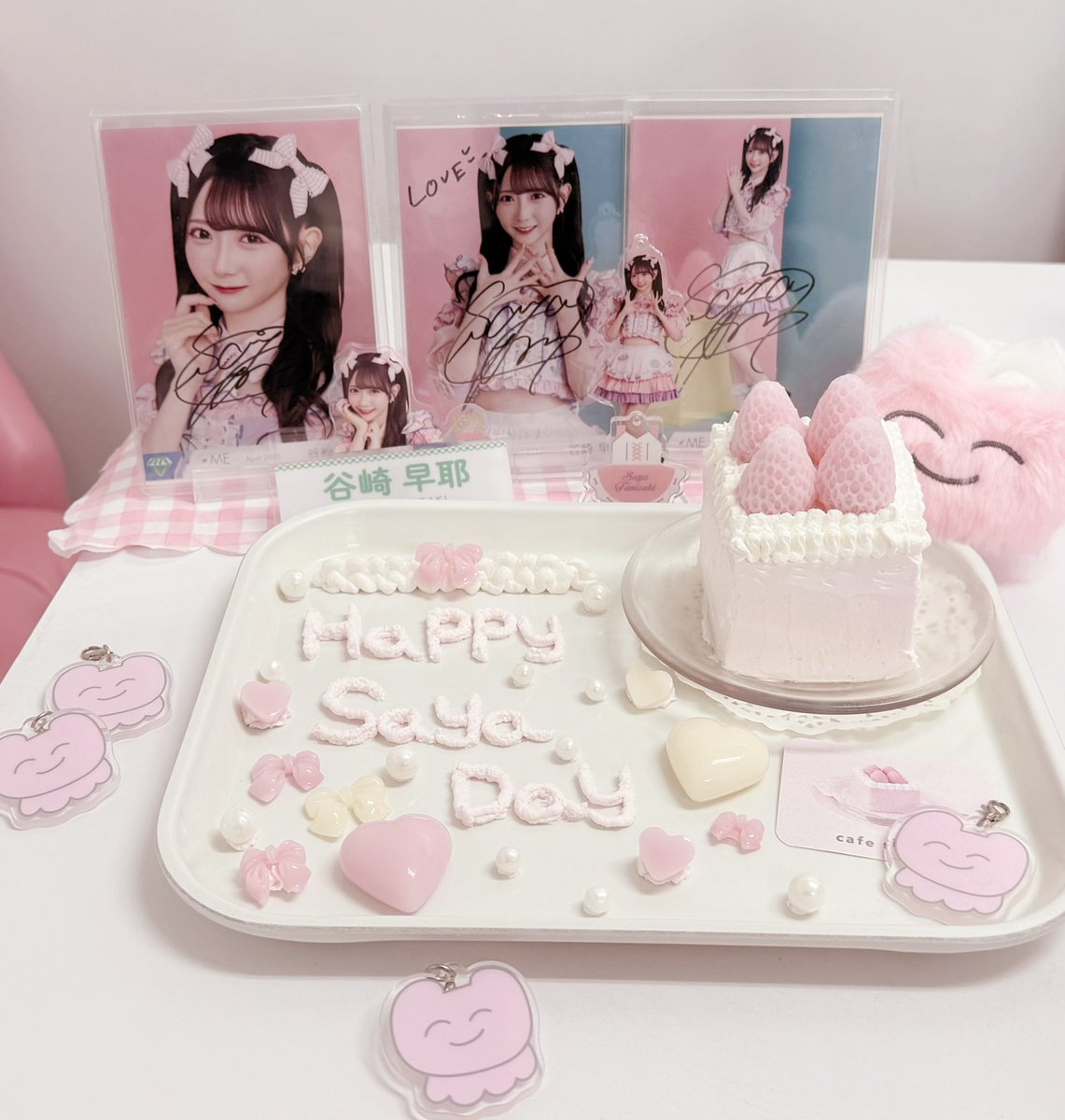 suki38_x_x's tweet photo. .  ♡ ∩__∩ ｡ﾟ•┈꒰ა 🐰💍 ໒꒱┈•  ｡ﾟ
      ( ◠‿◠ )♡ 𝟐𝟎𝟐𝟔.𝟏𝟎.𝟎𝟕
 ┏━∪∪━━━━━━━━━━┓
 ♡ #谷崎早耶生誕祭2026 🎀   ♡
 ┗━━━━━━━━━━━━┛

世界で1番大切な人（@tanizaki_saya ）🩷
お誕生日おめでとう🎂🪄◝✩‧

#谷崎早耶 #さやうさのおと https://t.co/CaJbqiaWS5