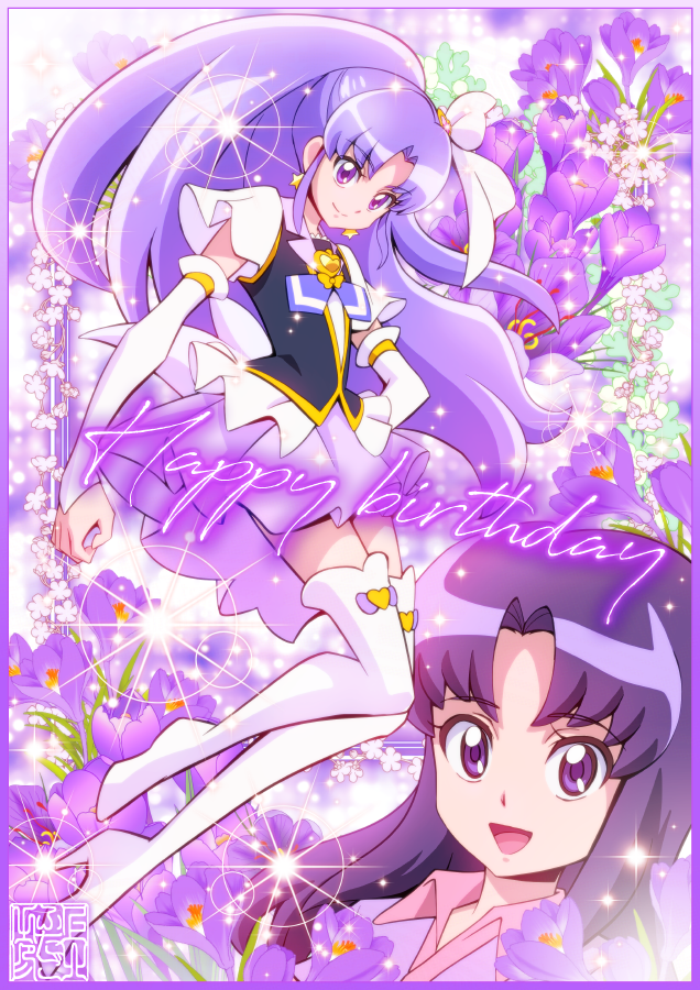 kamikitafutago's tweet photo. 10月7日
お⃞誕⃞生⃞日⃞お⃞め⃞で⃞と⃞う⃞！⃞
キュアフォーチュン💜氷川いおな
#ハピチャ #precure https://t.co/6VBsZtzT6z