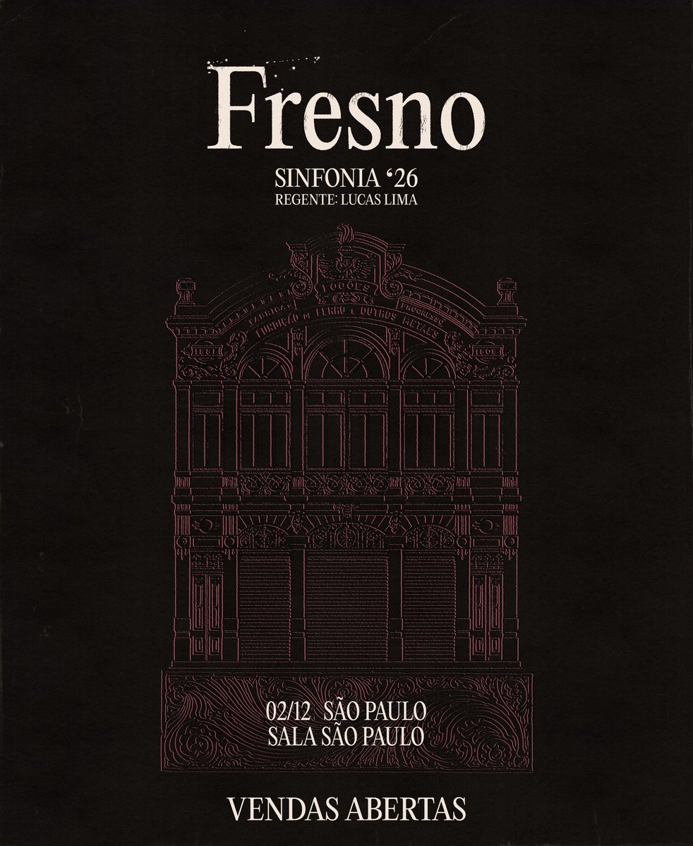 fresnorock's tweet photo. SÃO PAULO! As vendas estão abertas para o nosso show sinfônico! 

INGRESSOS: https://t.co/O0kuuPvmB4 https://t.co/rPnVQN5H4D