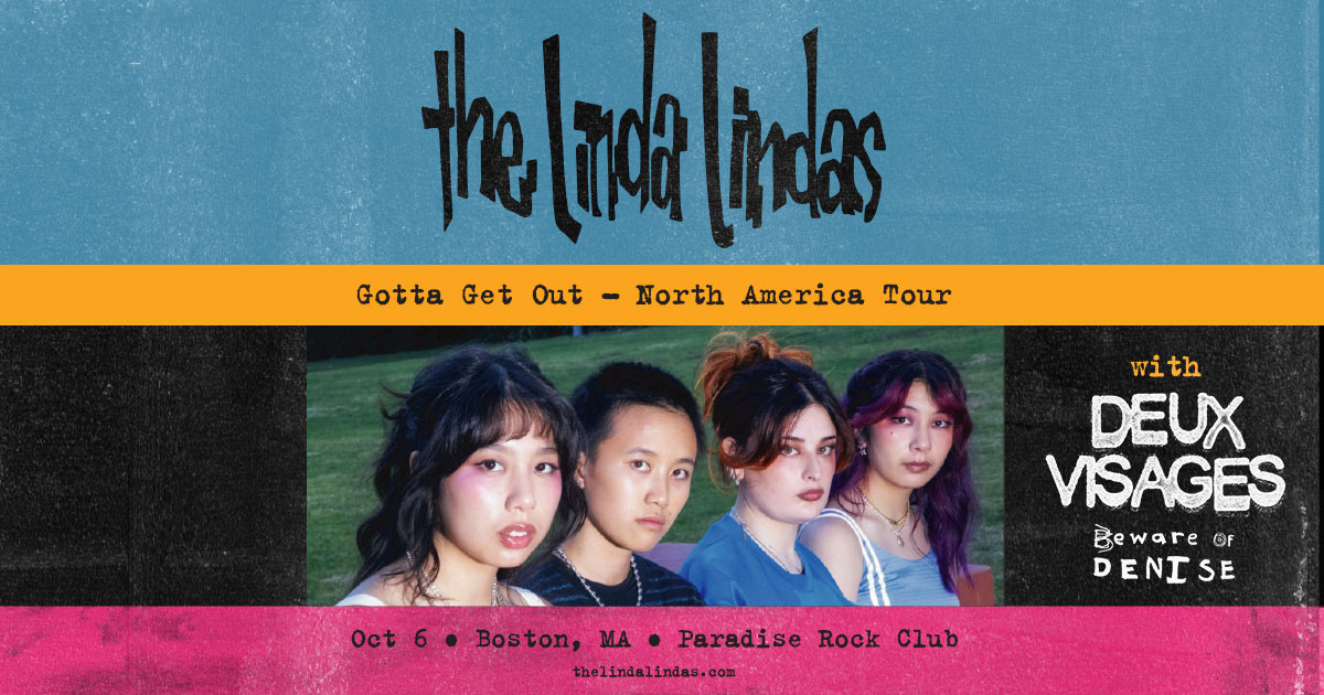 ParadiseRockClb's tweet photo. TONIGHT 📆 The Linda Lindas, Deux Visages, Beware of Denise 🎸

🎟: https://t.co/W1KFtsCU8x
🚪: 6:30PM
🎶: 7PM
All ages https://t.co/6RVeVMZnVd