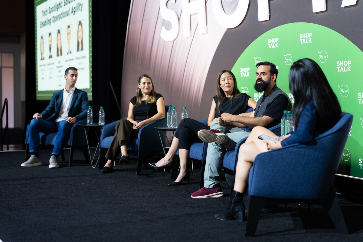 gather_ai's tweet photo. A few shots from Shoptalk Fall in Nashville, where our CEO and Co-Founder Sankalp Arora joined the stage to talk about what it takes to build more agile retail operations.

The conversation covered how AI and better visibility can help retailers make faster decisions, respond to what’s actually happening across their operations and introduce new technology without disrupting the business.

Thanks to Shoptalk Fall and fellow panelists Jason Brenner of FedEx, Kelly Breakstone Roth of Prysmic and Melissa Wong of Zipline for a great conversation.