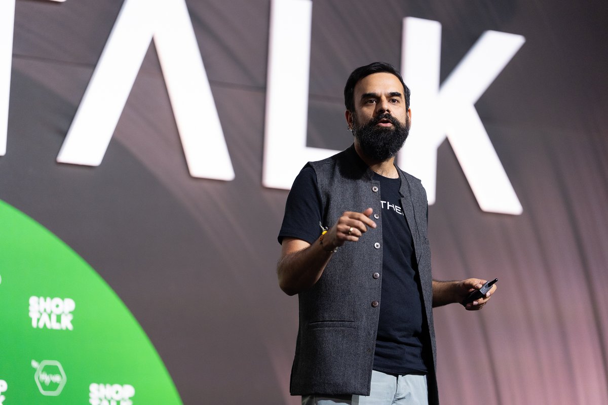 gather_ai's tweet photo. A few shots from Shoptalk Fall in Nashville, where our CEO and Co-Founder Sankalp Arora joined the stage to talk about what it takes to build more agile retail operations.

The conversation covered how AI and better visibility can help retailers make faster decisions, respond to what’s actually happening across their operations and introduce new technology without disrupting the business.

Thanks to Shoptalk Fall and fellow panelists Jason Brenner of FedEx, Kelly Breakstone Roth of Prysmic and Melissa Wong of Zipline for a great conversation.