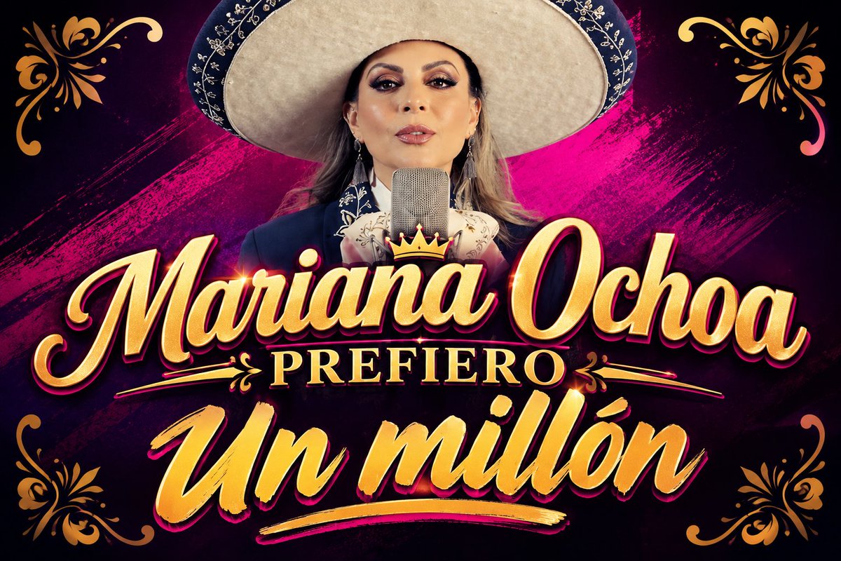 gerardoperry's tweet photo. ‘Prefiero’ de @soymarianaochoa ya tiene UN MILLÓN de reproducciones en Youtube. ¡Felicidades! Mira el video aquí: https://t.co/t23lLa4UO1

#Música #Espectáculos #MarianaOchoa https://t.co/fpvctMgI8Q