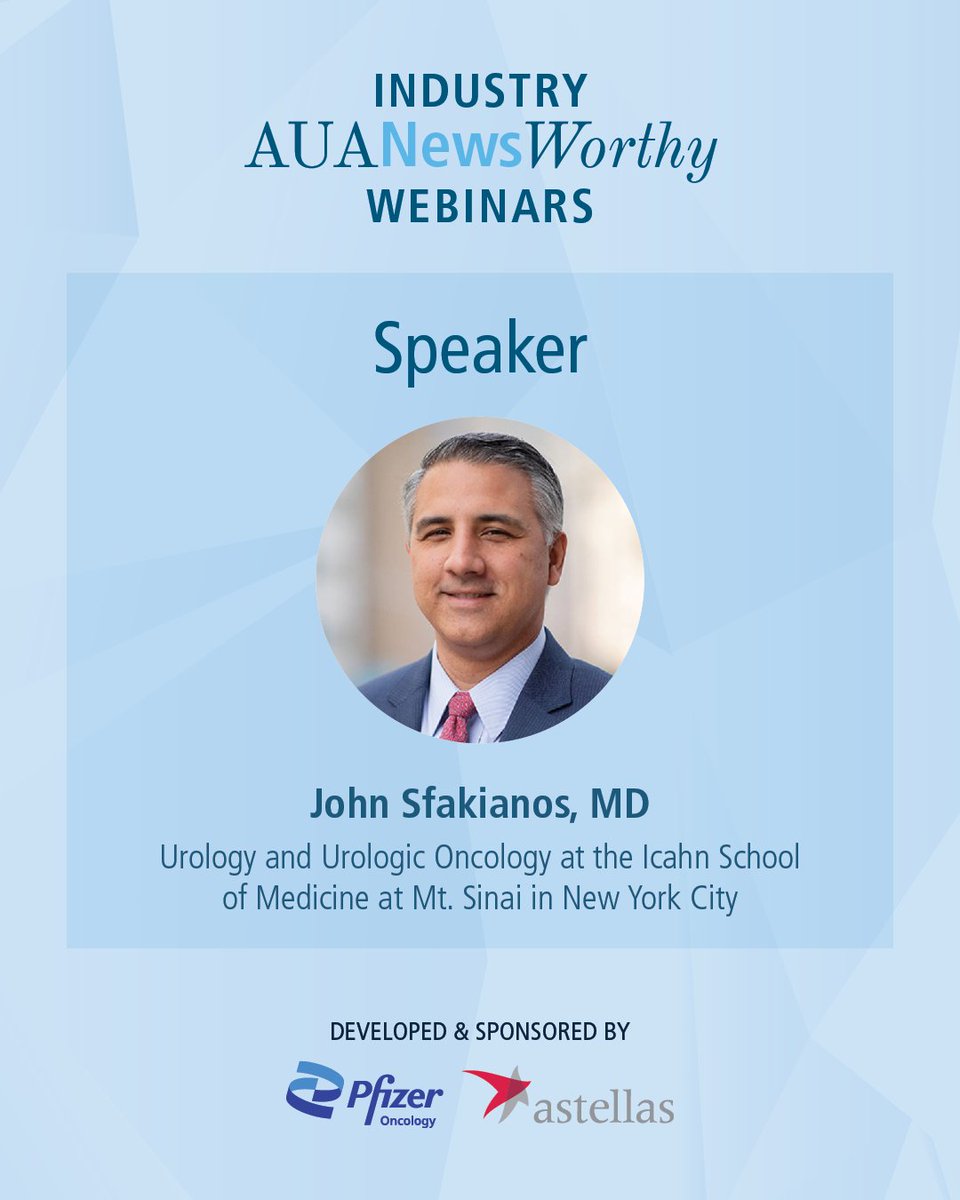 AmerUrological's tweet photo. How is the treatment paradigm for #MIBC evolving?

Join the #AUANewsworthy webinar, New Treatment Paradigm in MIBC Regardless of Cisplatin Eligibility, for insights into efficacy and safety data for an emerging treatment option.

Reserve your spot today! ➡️ https://t.co/h5ZjoHa2AK