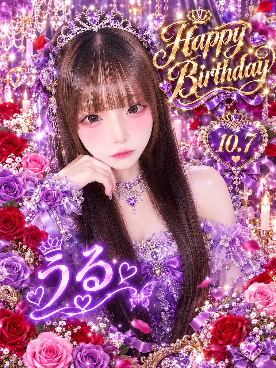 sssy11050910's tweet photo. 本日。10.7は…元Dear8＆8DOLLの姫川うるの誕生日でございます🎂✨
お誕生日おめでとう🎉𝑯𝒂𝒑𝒚 𝒃𝒊𝒓𝒕𝒉𝒅𝒂𝒚🎂
素敵な1年になりますように🙇‍♂️
と、1日でも早いアイドル復帰を心から願っております🙇‍♂️🙏🙇‍♂️🙏💕
早く帰ってこい😤👍

@uruuxp https://t.co/u15k2pPQoC