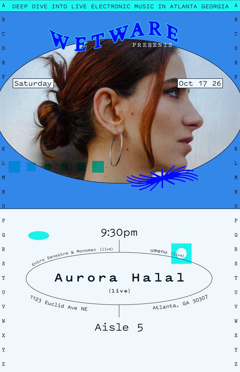 Aisle5atl's tweet photo. Entro Senestro &amp; Monoman, and umenu added to the Aurora Halal show on Saturday October 17th at Aisle 5 presented by WetWare and Speakeasy Promotions
Tix: https://t.co/0p1ueA1ONa https://t.co/mnjwRrNhRO