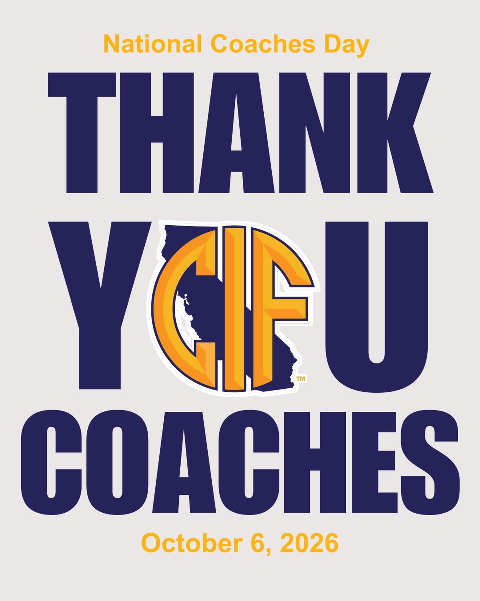 CIFState's tweet photo. They draw up the plays, build confidence and shape leaders. Thank you, coaches, for all you do for education-based athletics! 🏆👏

#NationalCoachesDay #ThankYouCoaches #EducationBasedAthletics #CIFState https://t.co/pA5vzP0K5j