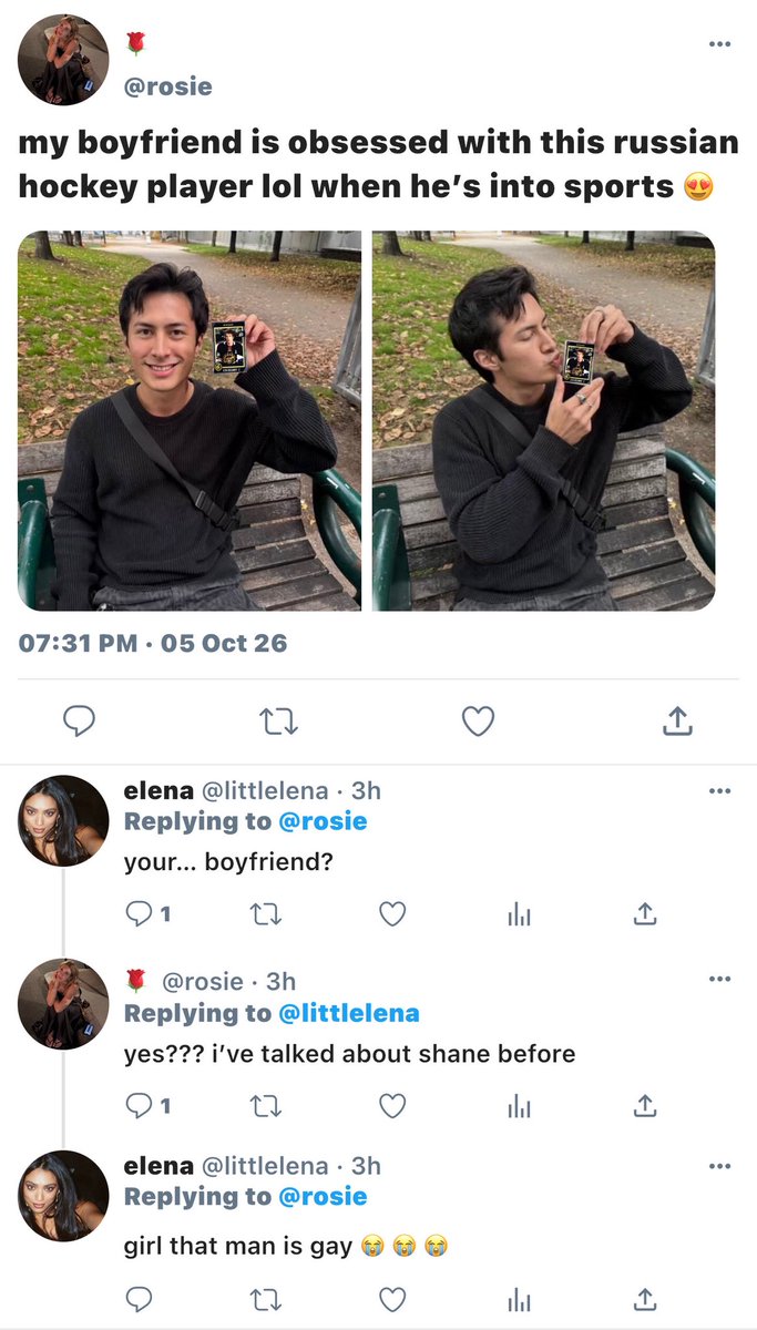 mysweetbuny's tweet photo. Do u think Shane Hollander is Gay be honest https://t.co/ro0y6YxWit