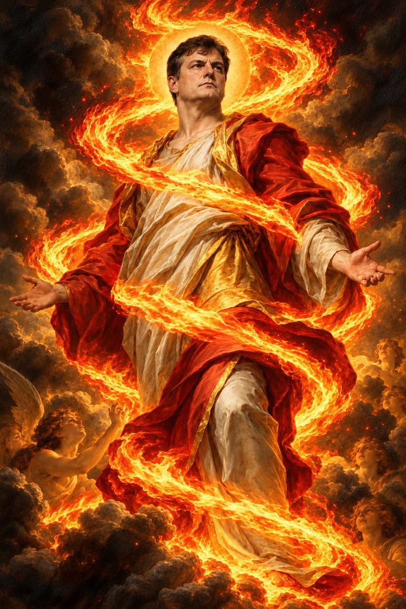 dmattart's tweet photo. 炎を纏いし空売神マイケルバーリ🔥😣😣😣 https://t.co/LdQ32yOjBz