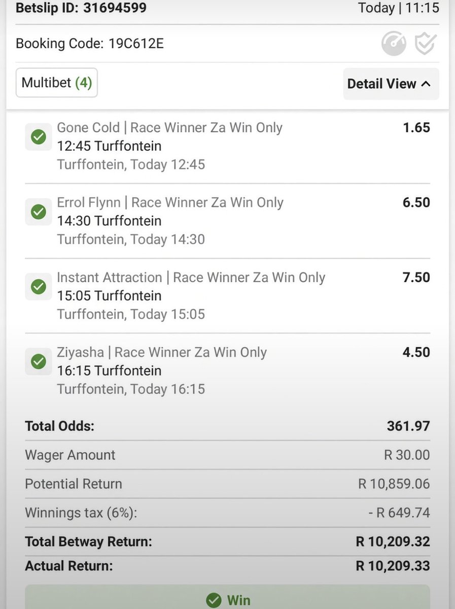 KHULISOBETS's tweet photo. Booom 🏇🏻👏🏻 361 odds🏇🏻 https://t.co/OzdCShhn7p