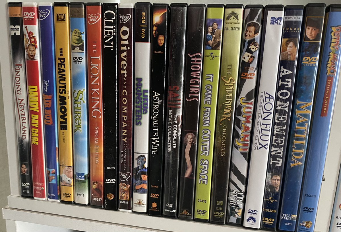 AbeTalkingBooks's tweet photo. Random DVD shelf shot

#movies https://t.co/BHbK674QMS