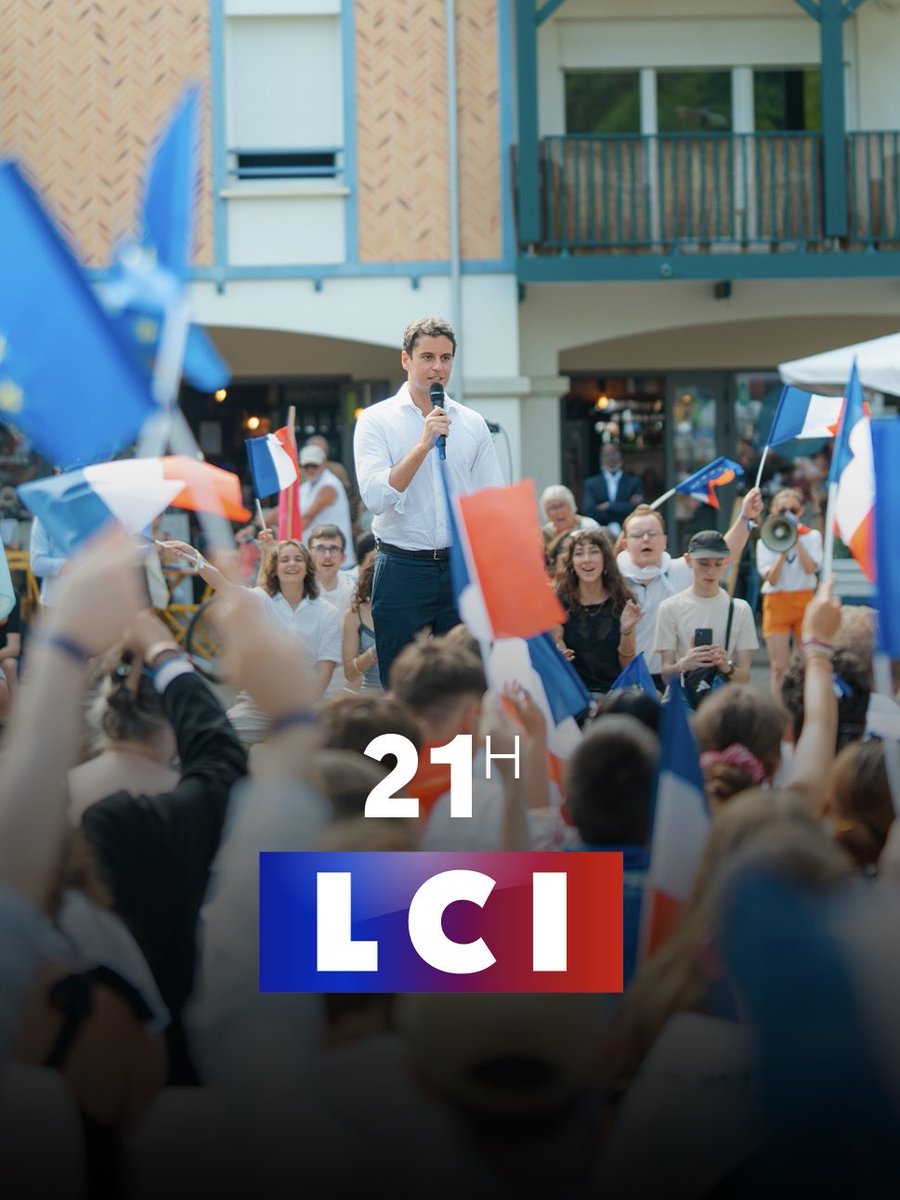 GabrielAttal's tweet photo. À ce soir sur LCI.

J'échangerai avec la jeunesse pour une émission spéciale sur le mouvement lycéen, l'École et son avenir. https://t.co/rp4nJBGOT4