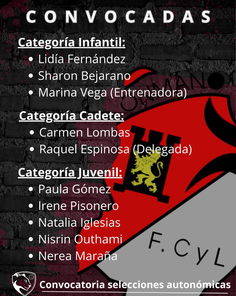 ClebaLeonBm's tweet photo. 🔴⚫ Convocatoria selecciones autonómicas |
Las selecciones autonómicas de Castilla y León se concentran durante el Puente del Pilar (9-12 oct) para preparar el CESA2027. En todas las categorías hay representación del club.
#cleba #sumaysigue #30aniversario https://t.co/v46p51VAgC