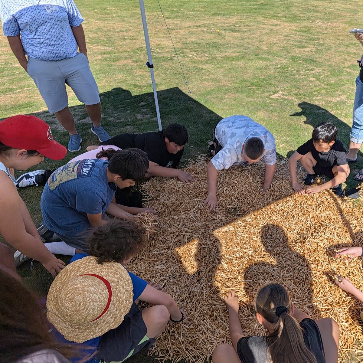 LandscapesGolf's tweet photo. A golf course can be a classroom, too.

The Broadlands recently welcomed STEM LAB sixth graders for a First Green Field Experience. Students explored irrigation, soil, water management, equipment, and measurement alongside the professionals who put those skills to work every day. https://t.co/jo6qD0bErn