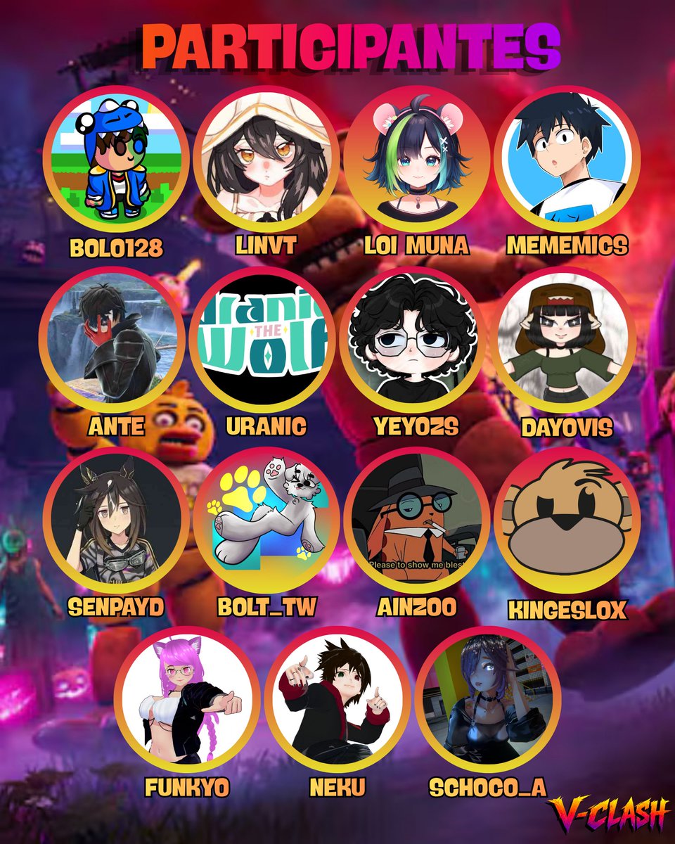 DpxKingVT's tweet photo. Desde Tryhards hasta artistas, desde compositores hasta coveristas, demosle la bienvenida a los primeros participantes ^^
#Fortnite #Vtuber #VtuberEs 
¡75 LUGARES DISPONIBLES!
Formulario en comentarios ^^

@Bolo128_ 
@lin_rar_ 
@LoiMuna 
@ElhiroK 
@/Antee
@VrUranicthewolf 
@Yeyozss 
@dayovis 
@/SenpayD
@BoltTwOriginal 
@/Ainzoo
@/KingEslox
@FunkyoEnma 
@Neku404 
@schoco_a