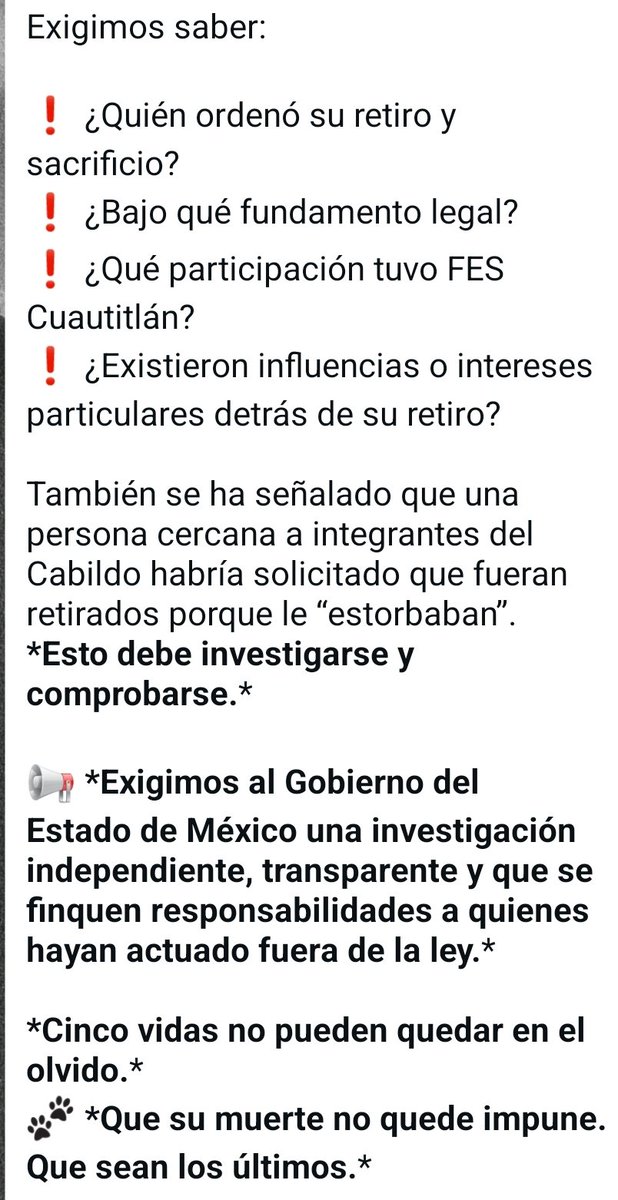 LicAnimalista's tweet photo. En este país es lamentable que autoridades desaparezcan inocentes con total impunidad y los asesinen como sucedió con los perritos comunitarios de Coyotepec, asesinados por la #MataPerros #MarisolLuna, exigimos justicia @FiscaliaEdomex @propaem_sma @CEPANAF @delfinagomeza https://t.co/pbISCXhL6u