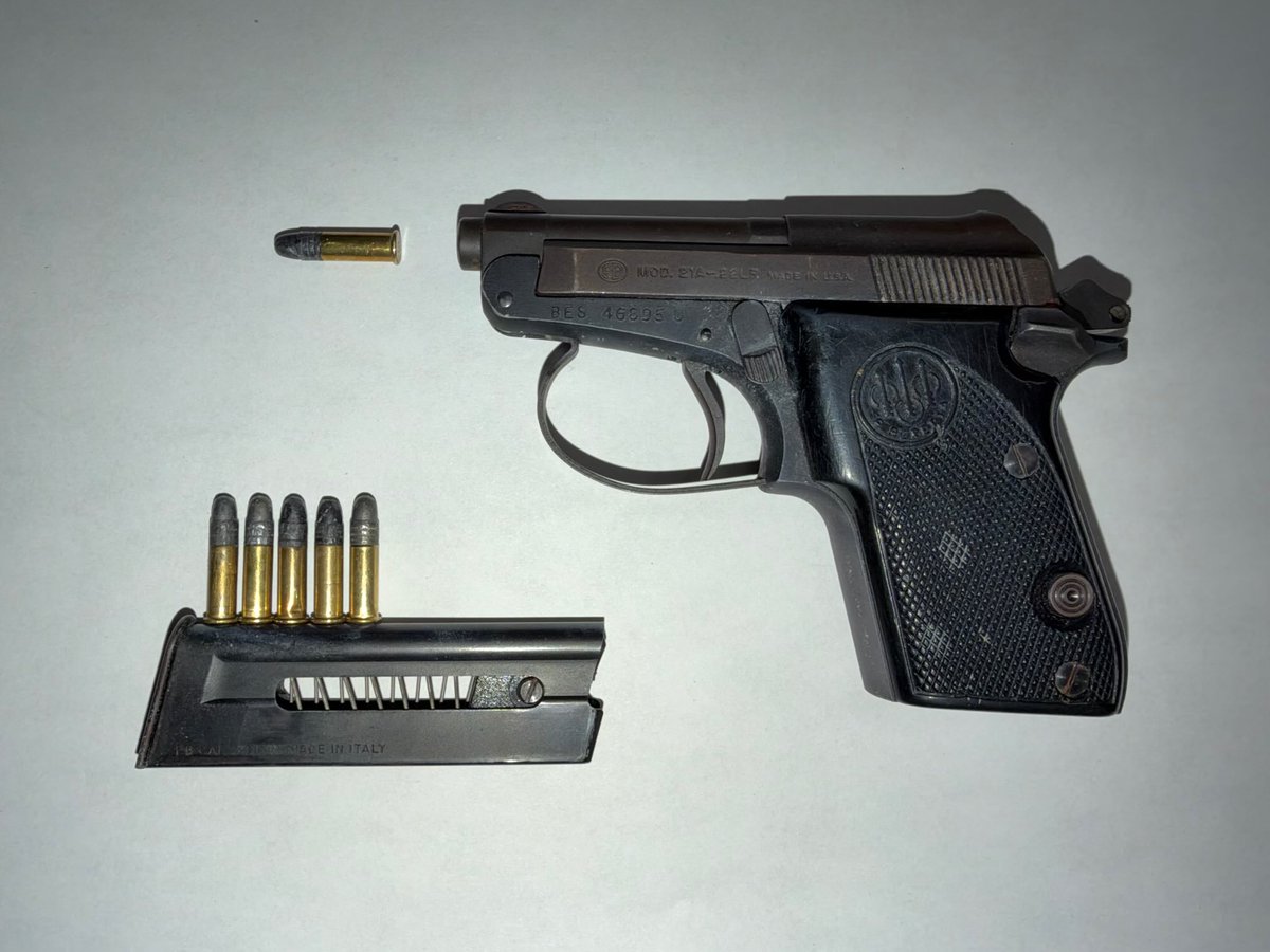 NYPD120Pct's tweet photo. Yesterday, your 120 Conditions team responded to a 911 call of a female being threatened with a firearm. Officers located the wanted juvenile and recovered this loaded firearm. https://t.co/XNrU7vciYo