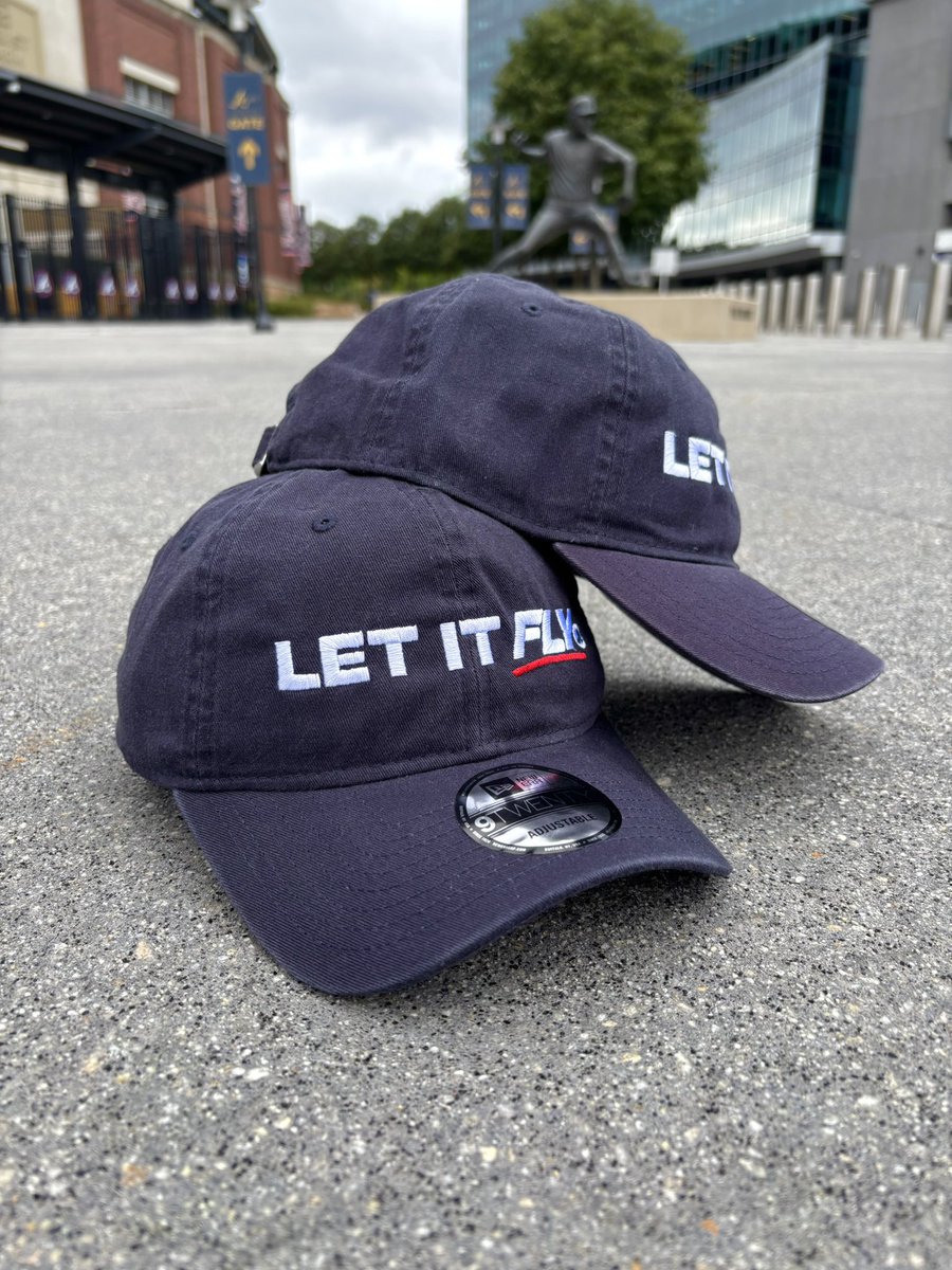 BravesRetail's tweet photo. Gear up and LET IT FLY!

The NLDS has shifted to Truist Park! Shop our selection of “Let It Fly” t-shirts and brand new “Let It Fly” hats! Hats come in 9SEVENTY Stretch-Snap and 9TWENTY adjustable.

Available here at the Braves Clubhouse Store. https://t.co/7WPH2CfLO8