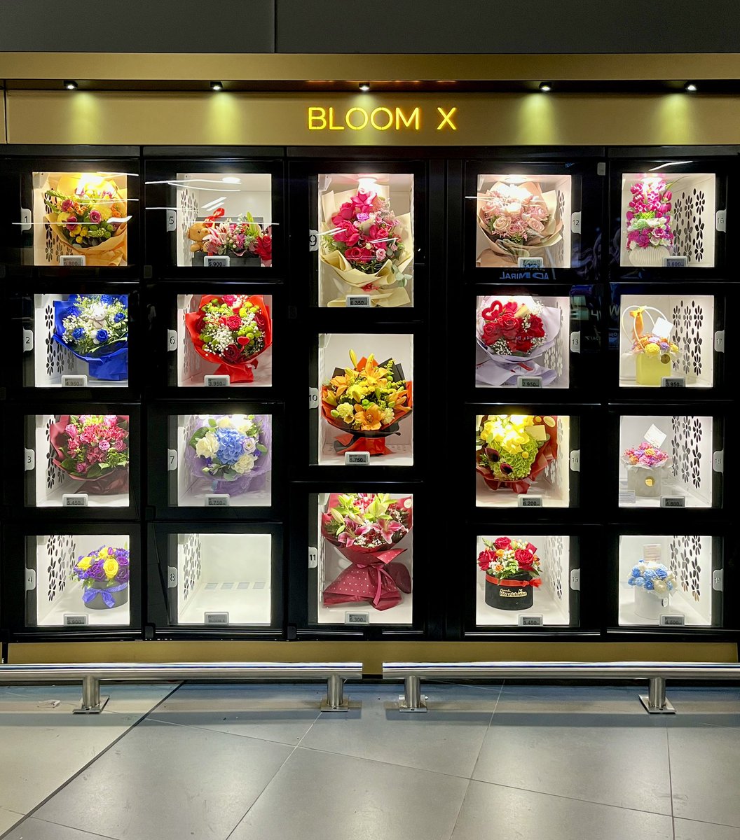 whatsontheshel1's tweet photo. Now there are truly no more excuses! 💐

Belgrade Airport Terminal 2

A "flower vending machine displaying rows of fresh flower bouquets.

https://t.co/HBYydJGuQt

#Flowervending #FlowerDelivery #Bouquet #Gifts #Flowers #FlowerLover #Florist https://t.co/F70uIJaQTn