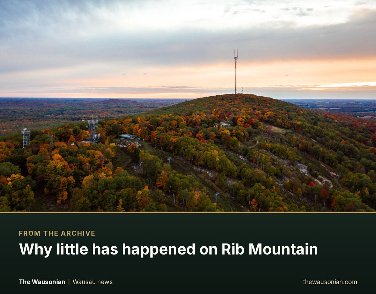 TheWausonian's tweet photo. Nearly four years after the Rib Mountain State Park master plan was approved, none of its major features has been built, including the Granite Peak ski-area expansion. What would you like to see on the mountain?

↓ https://t.co/VzhNl1U3yx