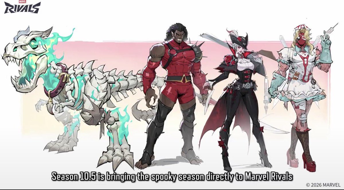 Rivals_Leaks's tweet photo. New Halloween Skins in Marvel Rivals! #MarvelRivals https://t.co/z88NLuPEQh