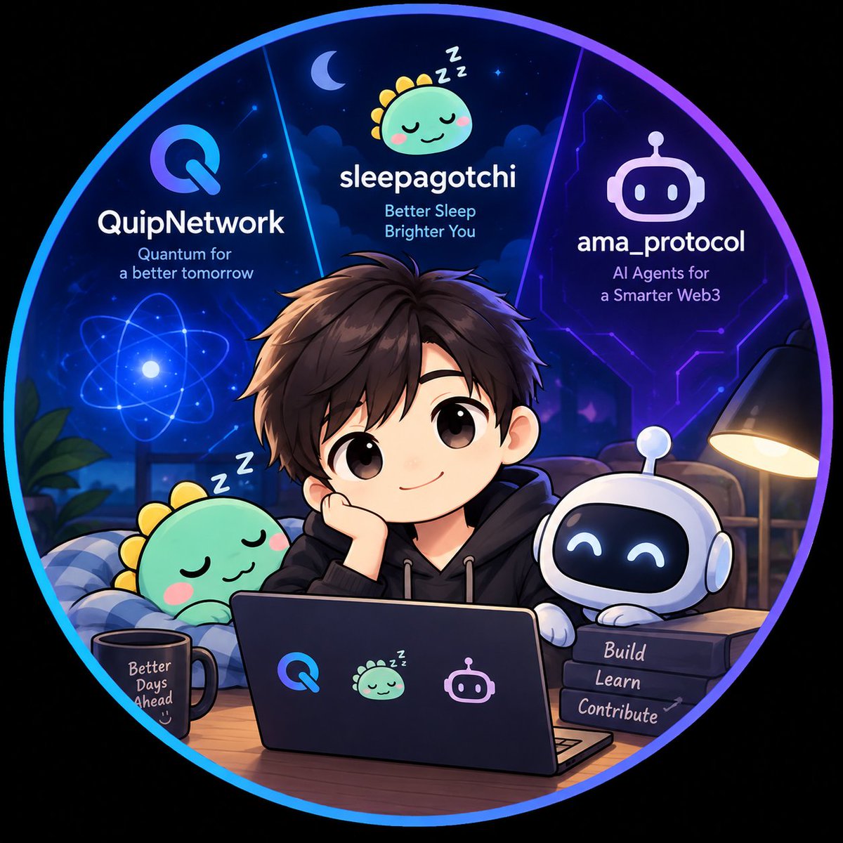 NguyenLifeft's tweet photo. Tối nay vẫn giữ nhịp 🫡

Build một chút, learn một chút, contribute một chút.

@quipnetwork  ⚛️ 
@sleepagotchi  😴 
@ama_protocol  🤖

Cứ đều đặn, rồi mọi thứ sẽ cộng dồn. 🚀 https://t.co/Uw450pLpvp
