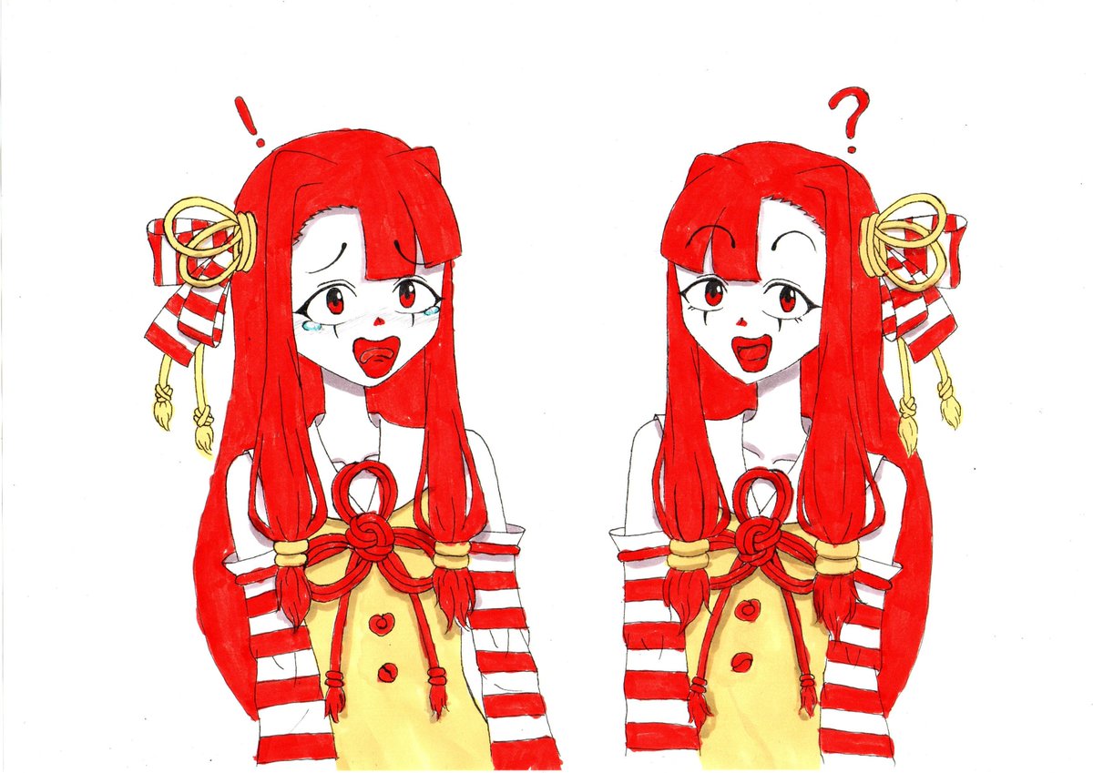 say10_H909's tweet photo. KTNH姉妹 白塗りメイク
#メッシー #messy https://t.co/mg59iuyf6O