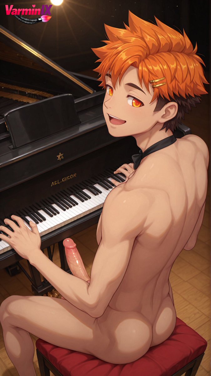 VarminIX's tweet photo. Performance on stage... 🎹🎻
#NSFW #uncensored #R18 #boys #yaoi #aiart #aigenerated #AkibaHiro #HiroAkiba https://t.co/Ty7vdbVZZ1