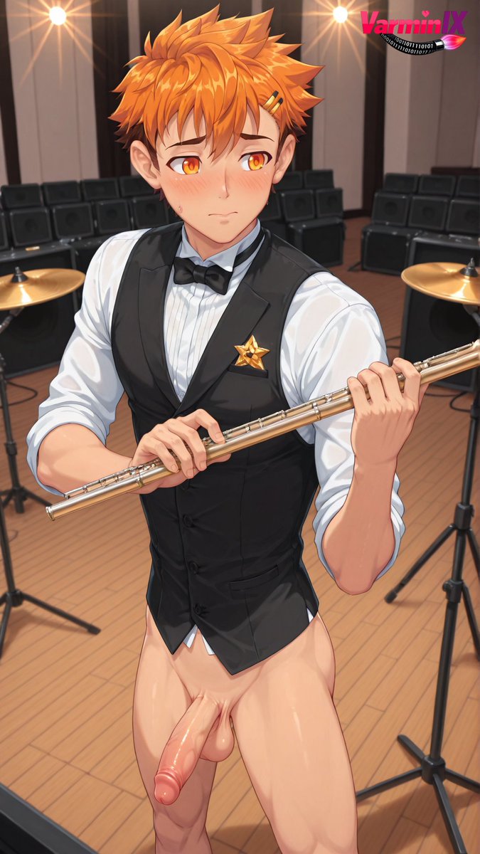 VarminIX's tweet photo. Performance on stage... 🎹🎻
#NSFW #uncensored #R18 #boys #yaoi #aiart #aigenerated #AkibaHiro #HiroAkiba https://t.co/Ty7vdbVZZ1
