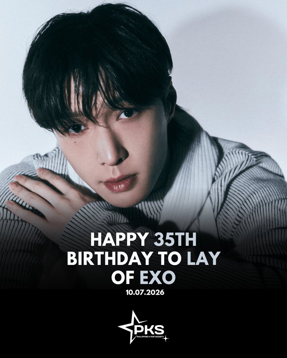 PKS_Official's tweet photo. Happy 35th Birthday to #Lay of #EXO! 🥳🎉 https://t.co/mlH9AOveSK