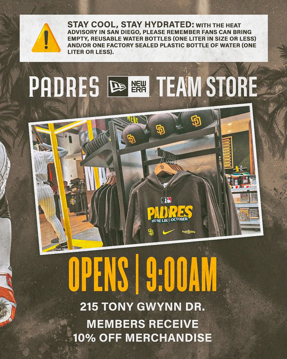 Padres's tweet photo. Get ready for Game 3.
