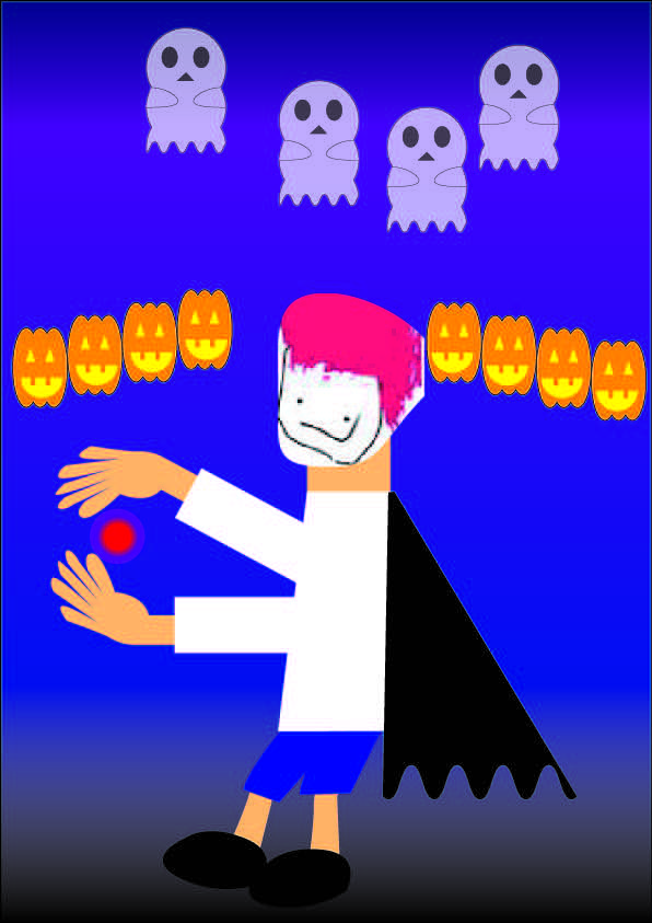 theking34734503's tweet photo. 完成形ハロウィンイラストバージョンⅡ https://t.co/C7f0G0ARSU
