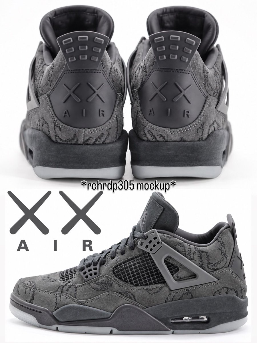 KicksFinder's tweet photo. KAWS x Air Jordan 4 Retro SP "Dark Grey" 😵🤯📈
Summer 2027

📸 IG: rchrdp305 https://t.co/2Cr1Coml23