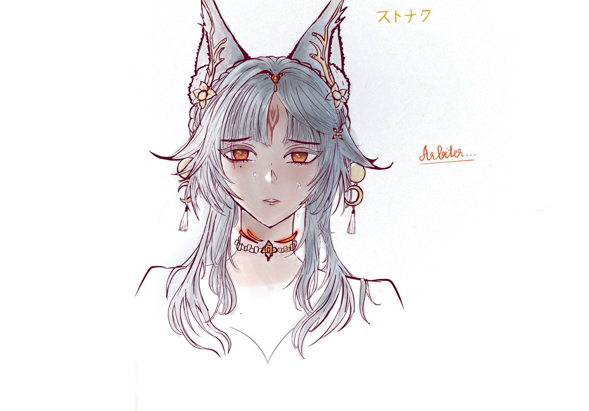 sutonaku's tweet photo. Hsin….
Art by me 
#hsin
Lineart was done at uni and spent all the time home trying to paint https://t.co/9Pc6WpSPO6