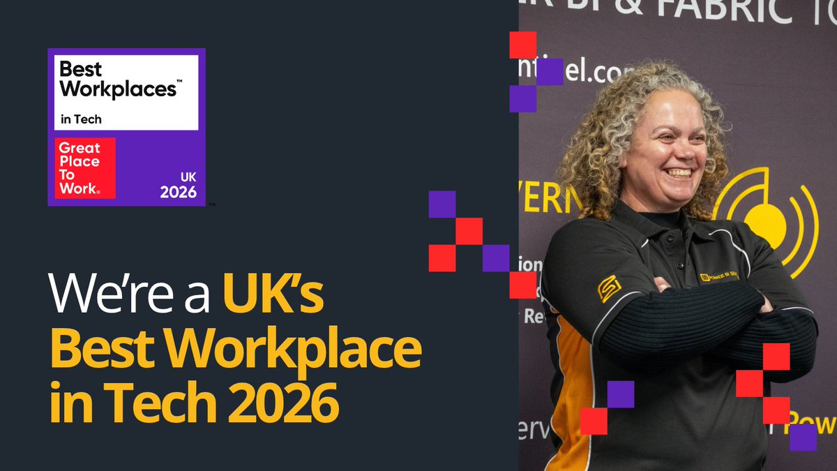 PBISentinel's tweet photo. We’re officially one of the UK’s Best Workplaces in Tech™ 2026! 🎉
We’re incredibly proud to be recognised by Great Place To Work® UK, and even prouder of the brilliant team that made it possible💛
#BestWorkplacesInTech #GreatPlaceToWork #UKTech https://t.co/M48TQcWAX8