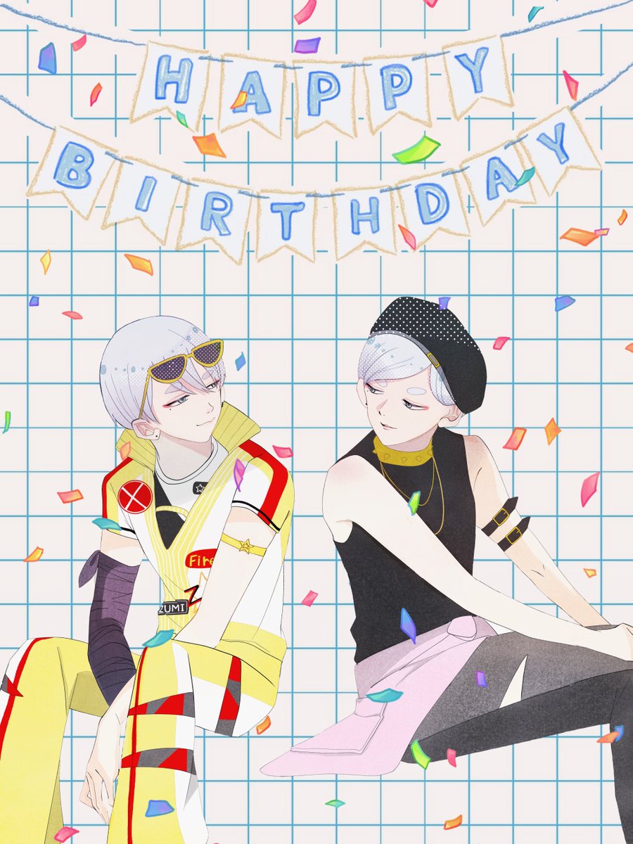 9shu_u's tweet photo. #小泉黎生誕祭2026 
＃吾妻のアニメFA
誕生日おめでとう！🎂🥂✨
見た目も中身もかっこよくて大好きだー！🧊💖 https://t.co/CHERCYYAfk