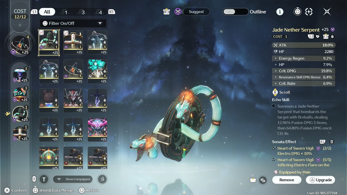 nineshunters's tweet photo. My day 6 of Hsin build. Is this enough or did I miss something on her stats? 😮‍💨 #WutheringWawes #Hsin #Echo https://t.co/hQkhbNs3DJ