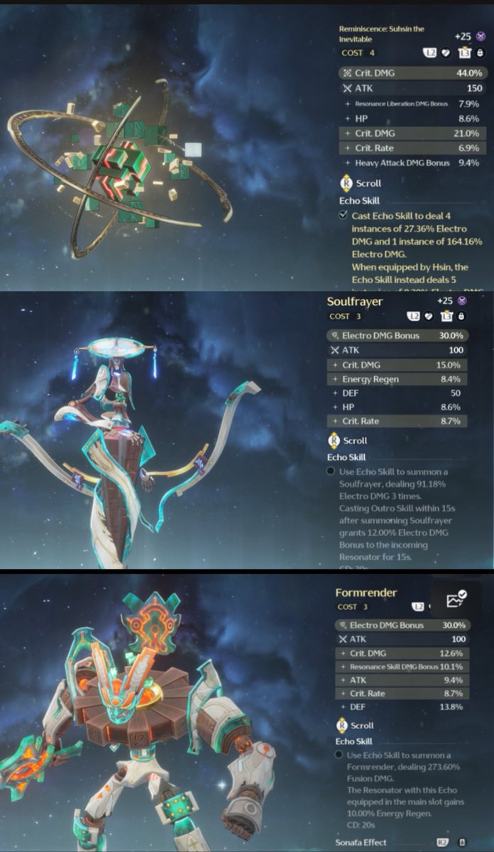 nineshunters's tweet photo. My day 6 of Hsin build. Is this enough or did I miss something on her stats? 😮‍💨 #WutheringWawes #Hsin #Echo https://t.co/hQkhbNs3DJ