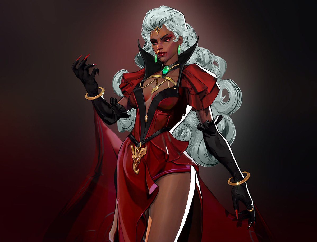 LilTravi2's tweet photo. now give storm a vampire skin next so we can have a trio of black vampires https://t.co/HznNYKdqVW