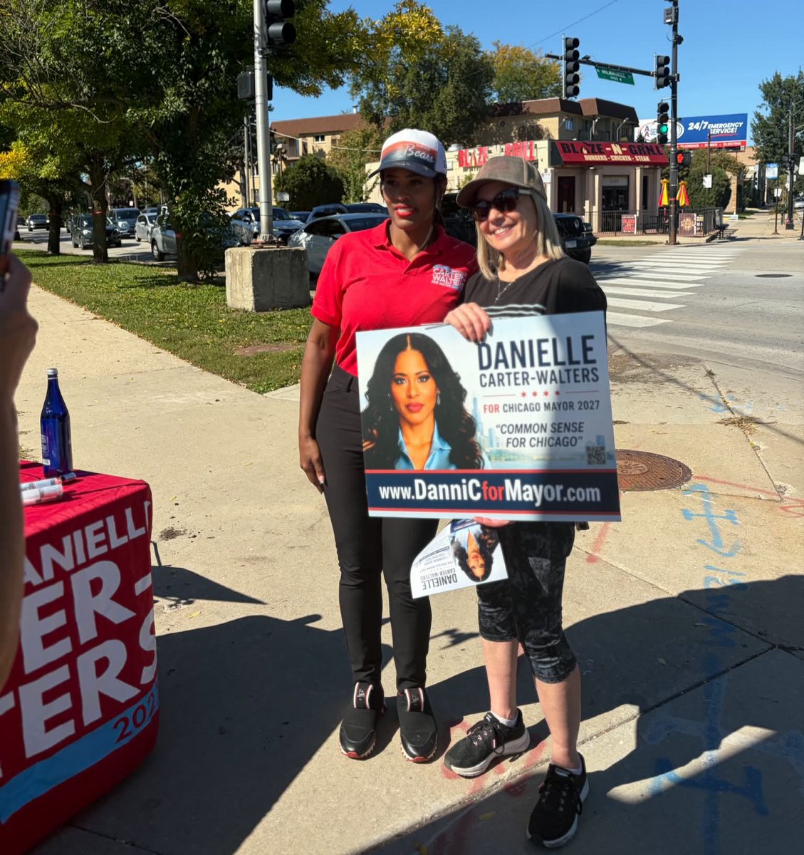 Dannic44's tweet photo. 41ST WARD! 
It was so good to see you all come out and show me so much love! I appreciate every conversation, every handshake, every hug, and everyone who came out to support.

LET’S DO THIS, CHICAGO! 

Rise up! All hands on deck. Let’s take our city back and build a Chicago that works for ALL Chicagoans.

Y’all know what to do, on Election Day!

Danielle Carter-Walters for Mayor 2027
CHICAGOANS FIRST.
https://t.co/u4NmRz95KK

#41stWard 
#commonsensecarter