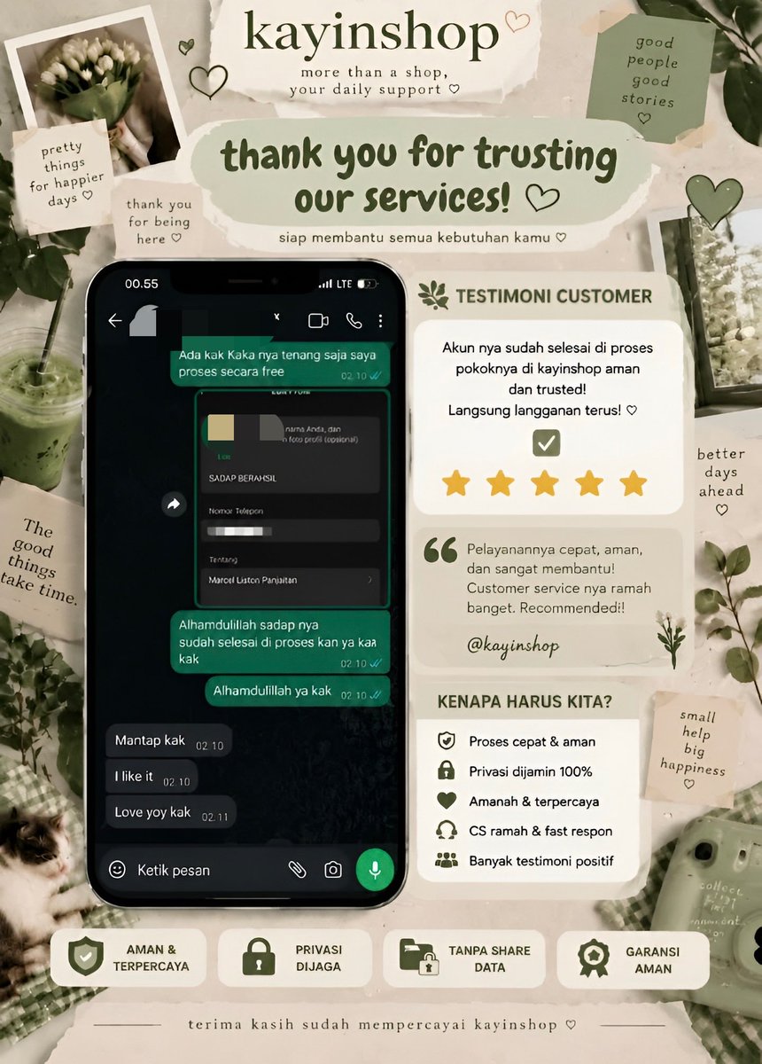 catalzya's tweet photo. WTS OPEN JASA PEMULIHAN/PERBAIKAN AKUN SOSMED⤵️

 Layanan  :
🌿 Pulihkan &amp; Pulihin/Balikin Akun
🌿 Hapus/Nonaktifkan Akun
🌿 Hack Akun
🌿 Sadap Wa/All Sosmed
🌿 Lacak Lokasi

(Instagram,Tiktok,Gmail/Email,Facebook,Telegram,Twitter/X,Dll)

Konsultasi? WhatsApp Di Profil🌿 https://t.co/NkW3hIGfeQ