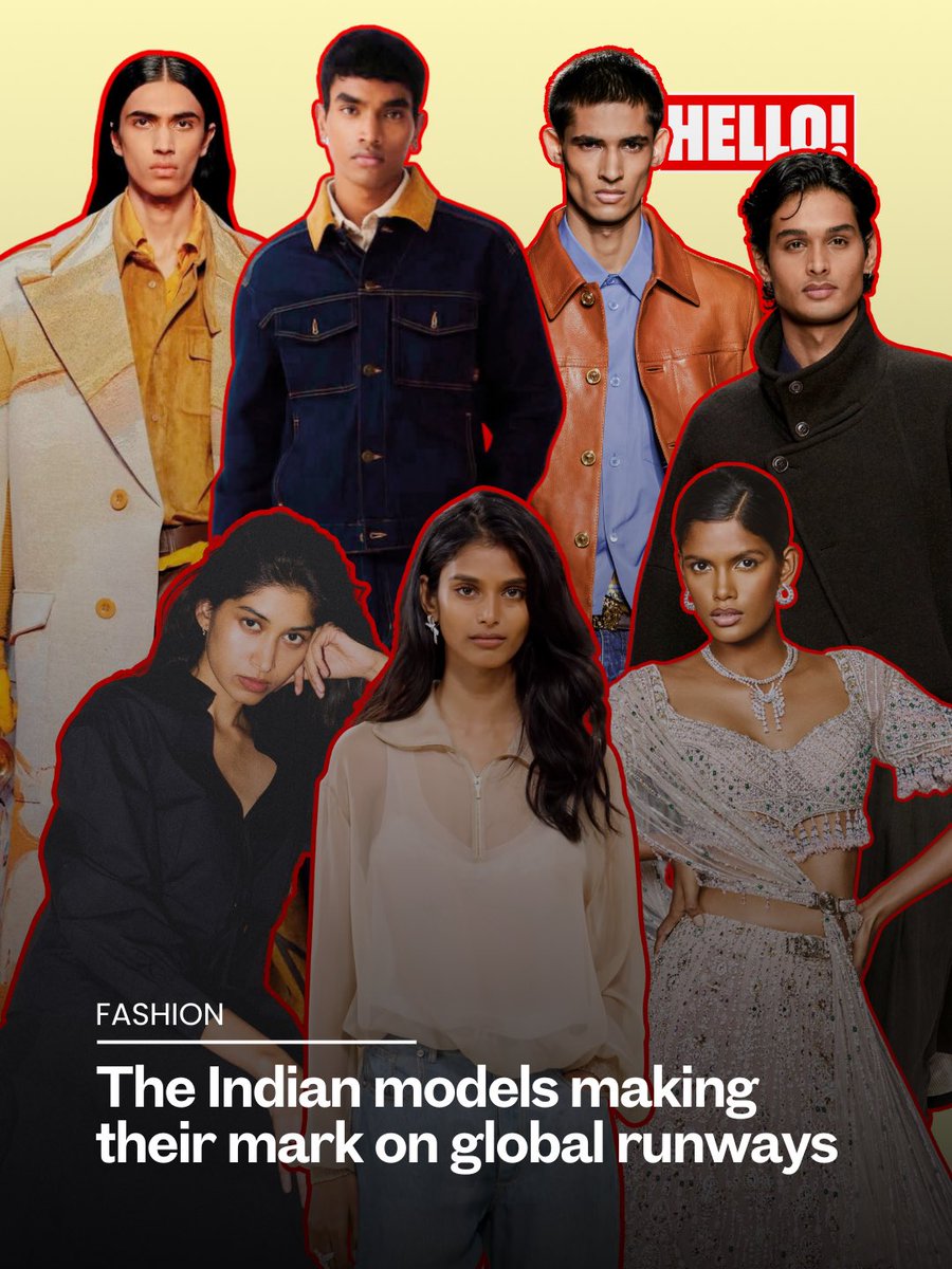 HELLOmagIndia's tweet photo. Indian models are moving from breakthrough debuts to repeat bookings at the world’s biggest fashion houses. From Chanel to Versace, a new generation is taking its place on the global runway: https://t.co/yUfV0qlHwC #HELLOIndia #HELLOMagazine https://t.co/vIGTwpb3VL