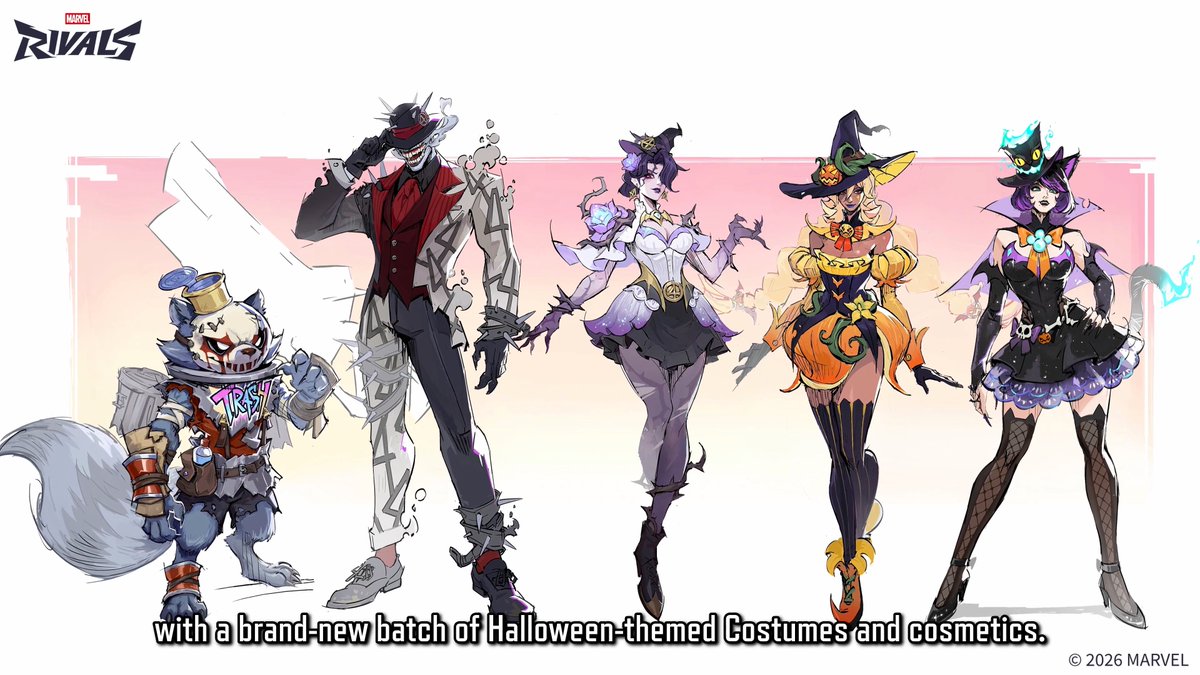 RivalsAssembled's tweet photo. ‼️FIRST LOOK AT NEW HALLOWEEN SKINS COMING TO SEASON 10.5 https://t.co/2mqWLKnkdV